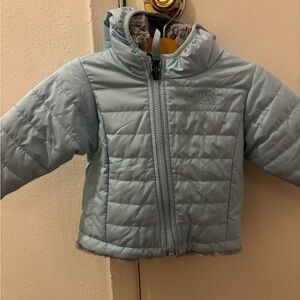 The North Face Sky Blue Quilted Jacket